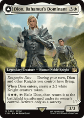 Dion, Bahamut's Dominant // Bahamut, Warden of Light - Extended Art - Foil